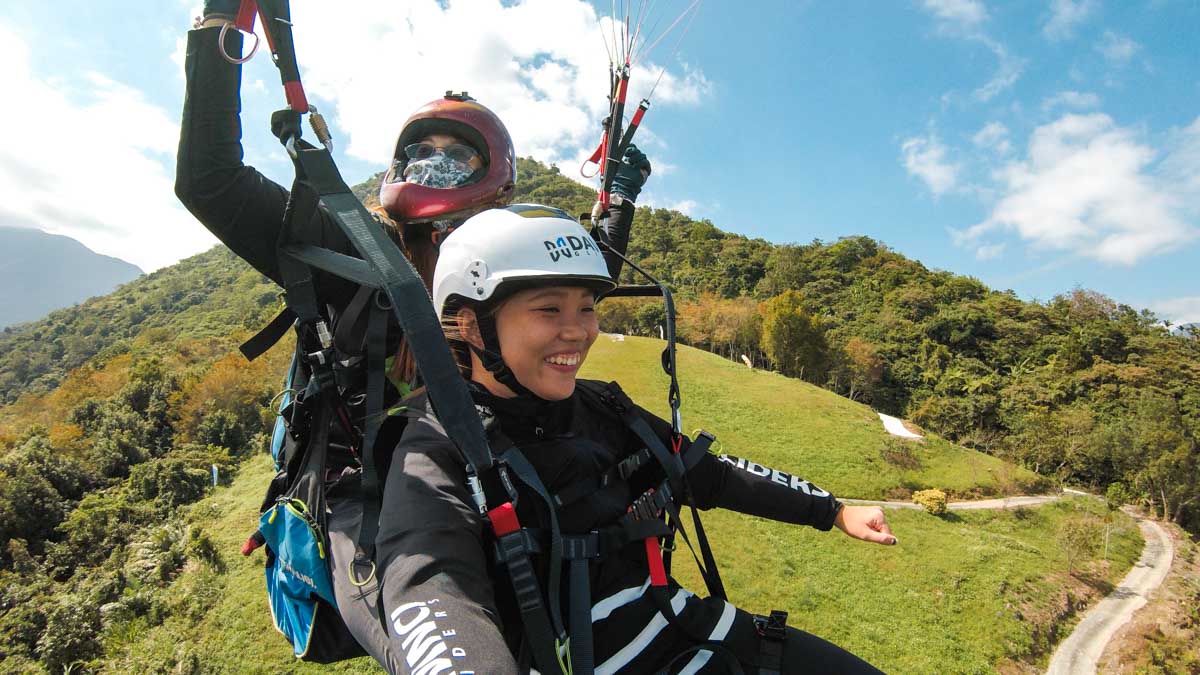 Hualien paragliding - Eastern Taiwan Itinerary