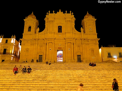 The Cathedral of Saint Nicholas of Myra in Noto in Sicily, Italy is a UNESCO World Heritage Site