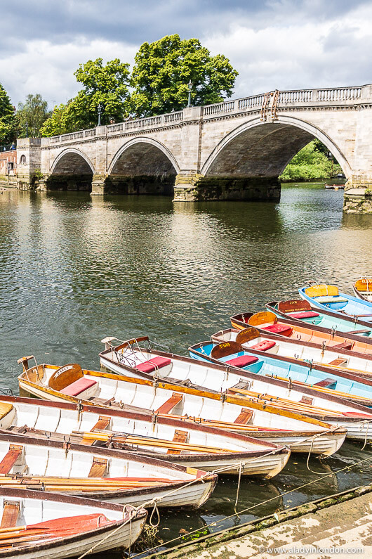 Boats on the Thames in Richmond