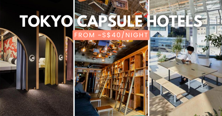 Top 11 Stunning Yet Budget-Friendly Tokyo Capsule Hotels (from ~S$40/night)