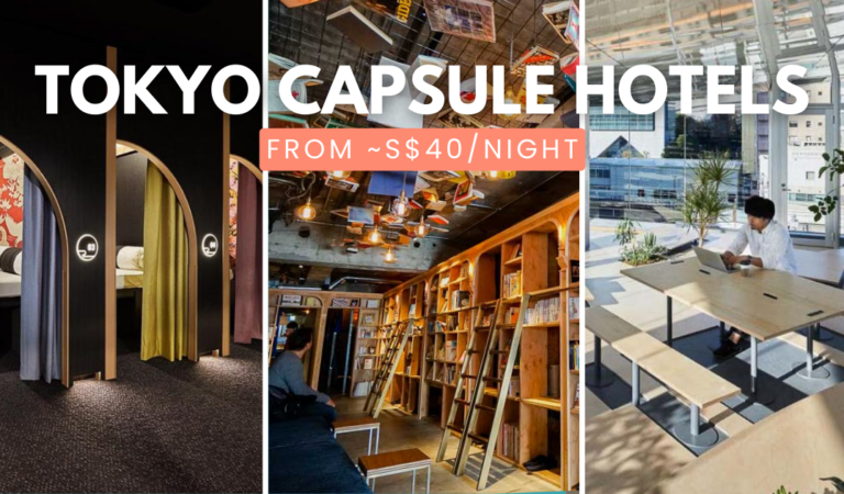 Top 11 Stunning Yet Budget-Friendly Tokyo Capsule Hotels (from ~S$40/night)